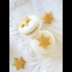 Décors Pâte d'Amande Etoiles Dorées Scrapcooking (x6)
