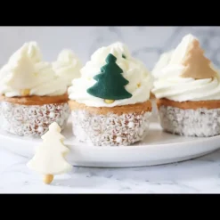 Décors Pâte d'Amande Sapin Noël Scrapcooking (x6)