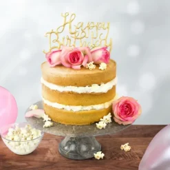 Découpoir Cake Topper Happy Birthday Manuscrit 16,5 x 15 cm PME