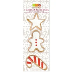 Découpoirs Noël Inox Dorés x3 Scrapcooking