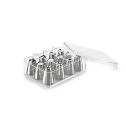 Douille Inox Russe Standard Ø 1,6 cm x H 4 cm (x12) Ibili