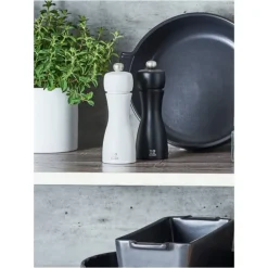 Duo Moulin à Poivre et à Sel Tahiti 20 cm Noir et Blanc Peugeot