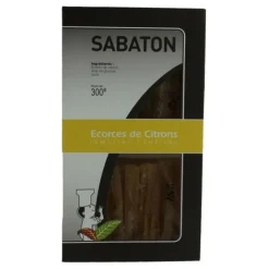 Ecorces Citron Confit en Lamelles 150 g (x2) Sabaton