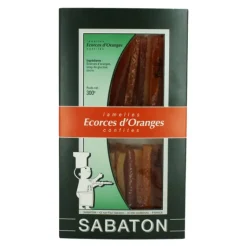 Ecorces Oranges Confites en Lamelles 150 g (x2) Sabaton
