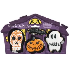 Emporte Pièce Halloween x4 Scrapcooking