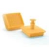 Emporte-Pièce Plastique Petit Beurre 7 x 5,5 cm avec Poussoir Ibili