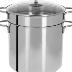 Ensemble Cuiseur à Pâtes Mutine Ø 22 cm Manche Fixe Inox Cristel