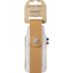 Etui pour Couteau en Cuir et Feutrine Outdoor M Collection France Opinel