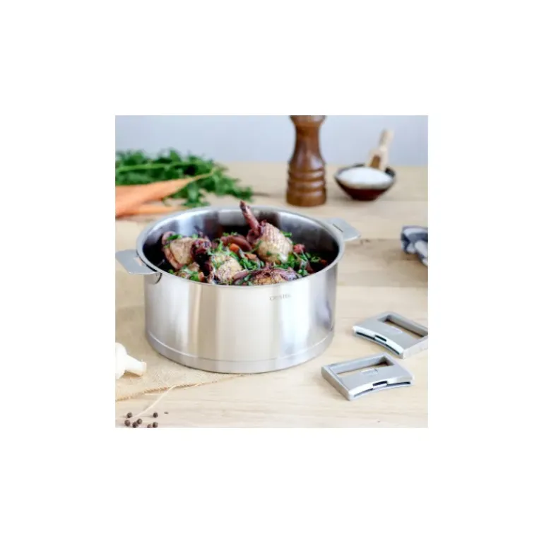 Faitout Ø 22 cm Strate Amovible Inox Cristel