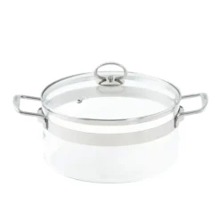 Faitout en Verre avec Couvercle 24 x H 12 cm Belissam Mastrad