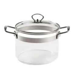 Faitout en Verre avec Couvercle 20 x H 15 cm Belissam Mastrad