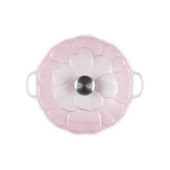 Faitout Fonte Émaillée Pétales Shell Pink 26 cm Le Creuset