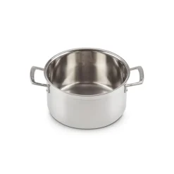 Faitout Inox 24 cm avec Couvercle Le Creuset