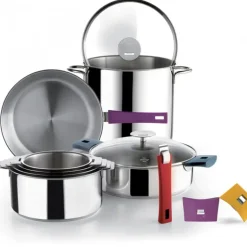 Faitout Mutine Ø 24 cm Manche Amovible Inox Cristel