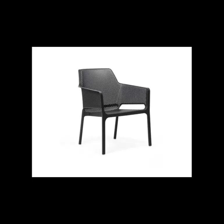 Fauteuil en Résine Anthracite Net Relax Nardi