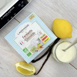 Ferment Lactique Bio 3 Sachets 12g Vanille, Fraise et Citron Lagrange