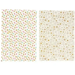 Feuille Transfert Chocolat Noël 17,5 x 27,5 cm (x4) Patisdécor