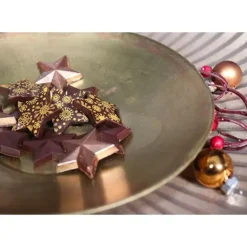 Feuille Transfert Chocolat Noël 17,5 x 27,5 cm (x4) Patisdécor