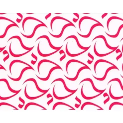 Feuilles de transfert chocolat vagues rouges 34 x 26,5 cm (x10)