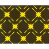 Feuilles de transfert chocolat cannage jaune 34 x 26,5 cm (x10)