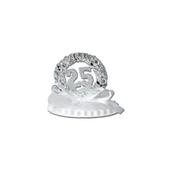 Figurine Anniversaire de Mariage Noces d'Argent 7,5 cm