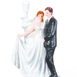 Figurine Mariage Mariés Romantique 2 Modèles 17,5 cm
