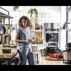 FIN DE SERIE Casserole Émaillée 18cm Noir Onyx KitchenAid