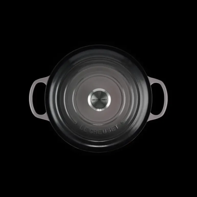 FIN DE SERIE Cocotte en Fonte Ronde 26 cm Flint Le Creuset Signature
