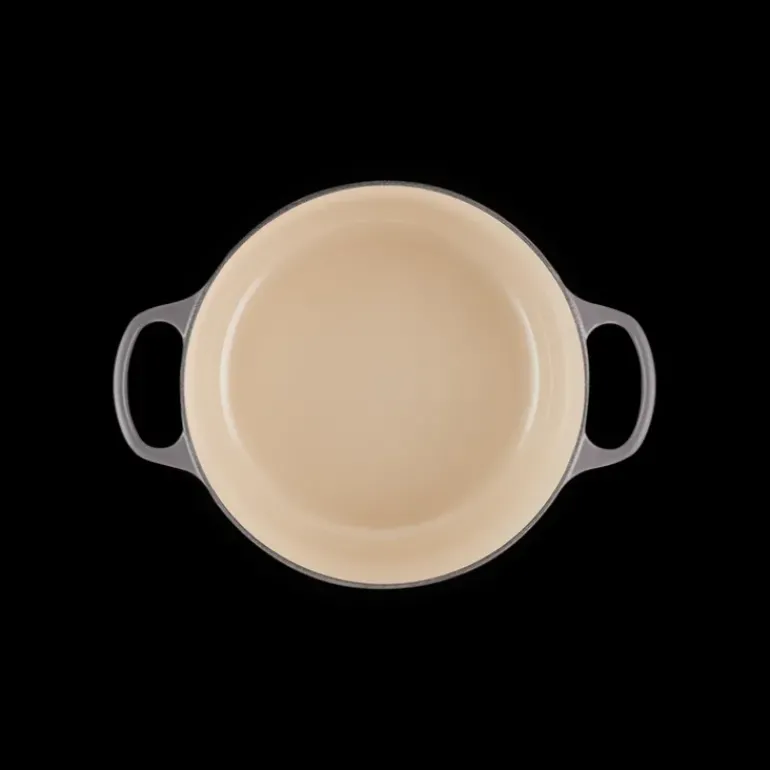 FIN DE SERIE Cocotte en Fonte Ronde 26 cm Flint Le Creuset Signature