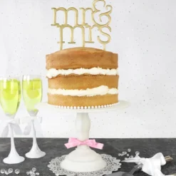 FIN DE SERIE Découpoir Cake Topper Mr & Mrs Moderne 16,5 x 15 cm PME