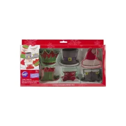 FIN DE SERIE Emporte-Pièce Inox Personnages Noël (x7) Wilton