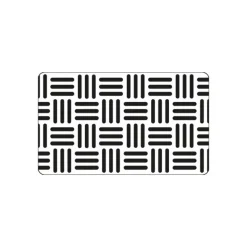 FIN DE SERIE Grille Pochoir Plastique 60x40 cm Rayures