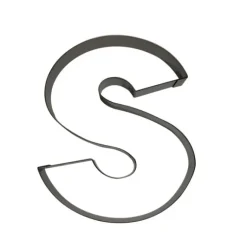 FIN DE SERIE Lettre inox S Moule-Découpoir Gobel