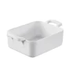 FIN DE SERIE Ramequin Rectangulaire Blanc 12x10 cm Belle Cuisine Revol