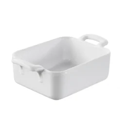 FIN DE SERIE Ramequin Rectangulaire Blanc 12x10 cm Belle Cuisine Revol