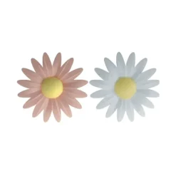 Fleur Azyme Bio Marguerite Rose et Blanche 4,5 cm x10 Florensuc