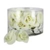Fleur en sucre Roses Blanches Ø 3,5 cm (x15) Mallard Ferrière
