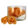 Fleur en sucre Roses couleur pêche Ø 3,5 cm (x15) Mallard Ferrière