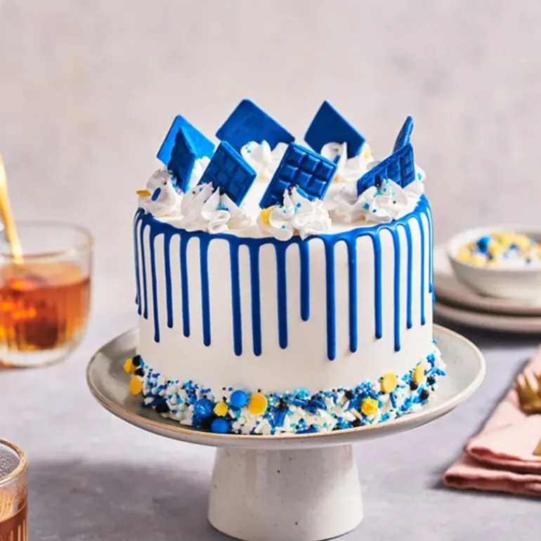 Glaçage Choco Drip Bleu Royal 180 g Funcakes