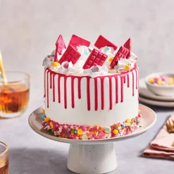 Glaçage Choco Drip Fuchsia 180 g Funcakes