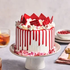 Glaçage Choco Drip Rouge 180 g Funcakes