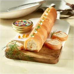 Gouttière à Bûche Ronde Fine Démontable Inox 30.4 x 4.4 x 4 cm De Buyer