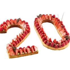 Grand Emporte Pièce Inox Chiffre 0 32x18 cm