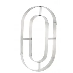 Grand Emporte Pièce Inox Chiffre 0 32x18 cm