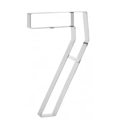 Grand Emporte Pièce Inox Chiffre 7 32 x 19 cm