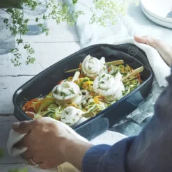 Grand Plat à Four Rectangulaire en Céramique 42,5 x 28 cm Belle-Île Emile Henry