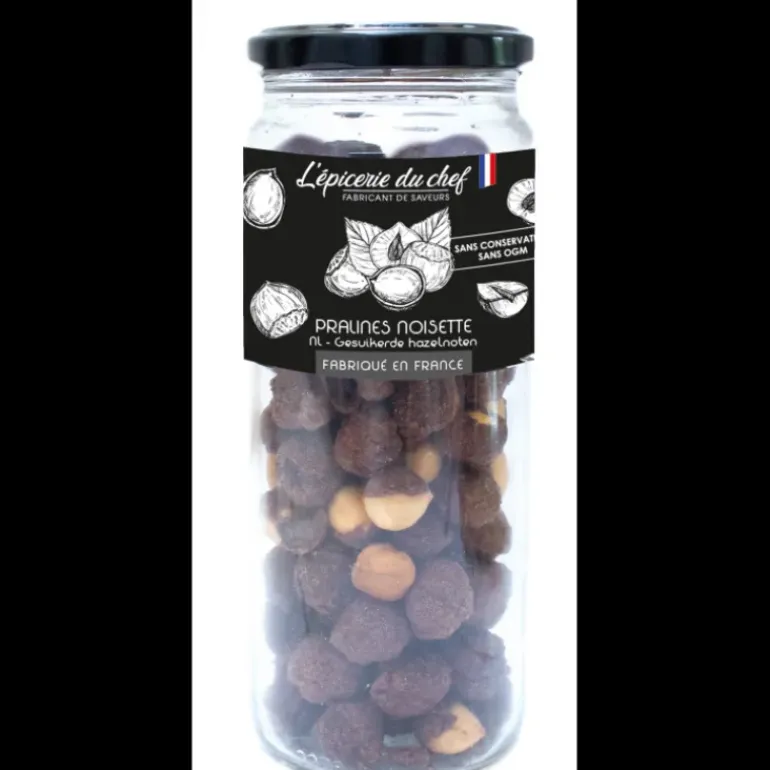 Grand pot pralines noisette 200 g L'Epicerie du chef