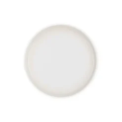 Grande Assiette en Céramique Cocon 27 cm Meringue Le Creuset