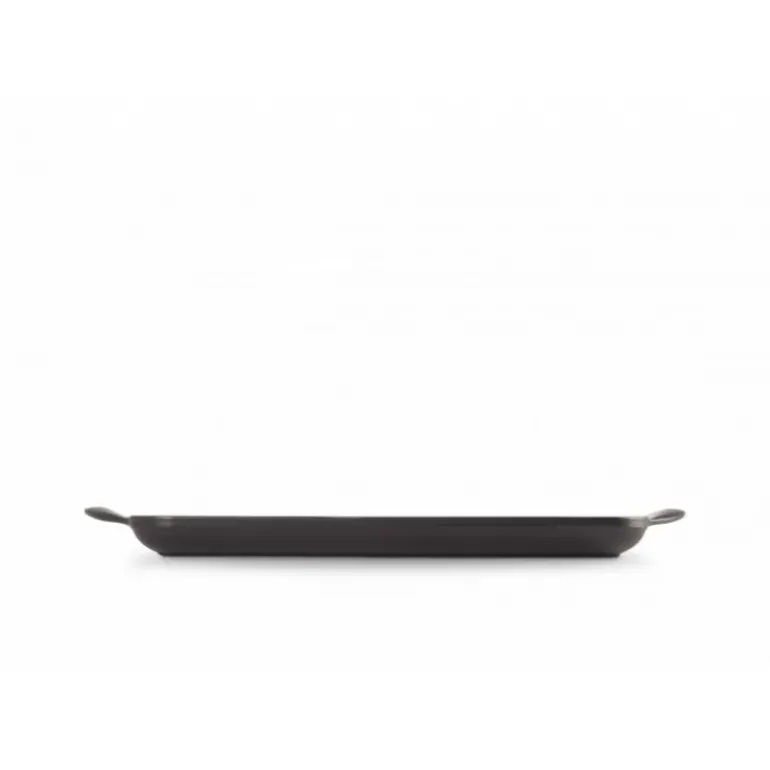Gril en Fonte Rectangulaire 32 cm Noir Mat Le Creuset