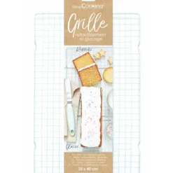 Grille Pâtisserie en Métal 25 x 40 cm ScrapCooking